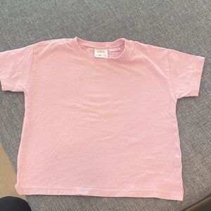 Zara Kids Light Pink Short Sleeve Tee
